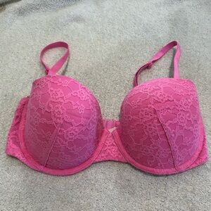 Victoria’s Secret multi way 36D bubblegum pink lace bra